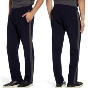 Vince Classic Track Knit Pant with Tuxedo Stripe